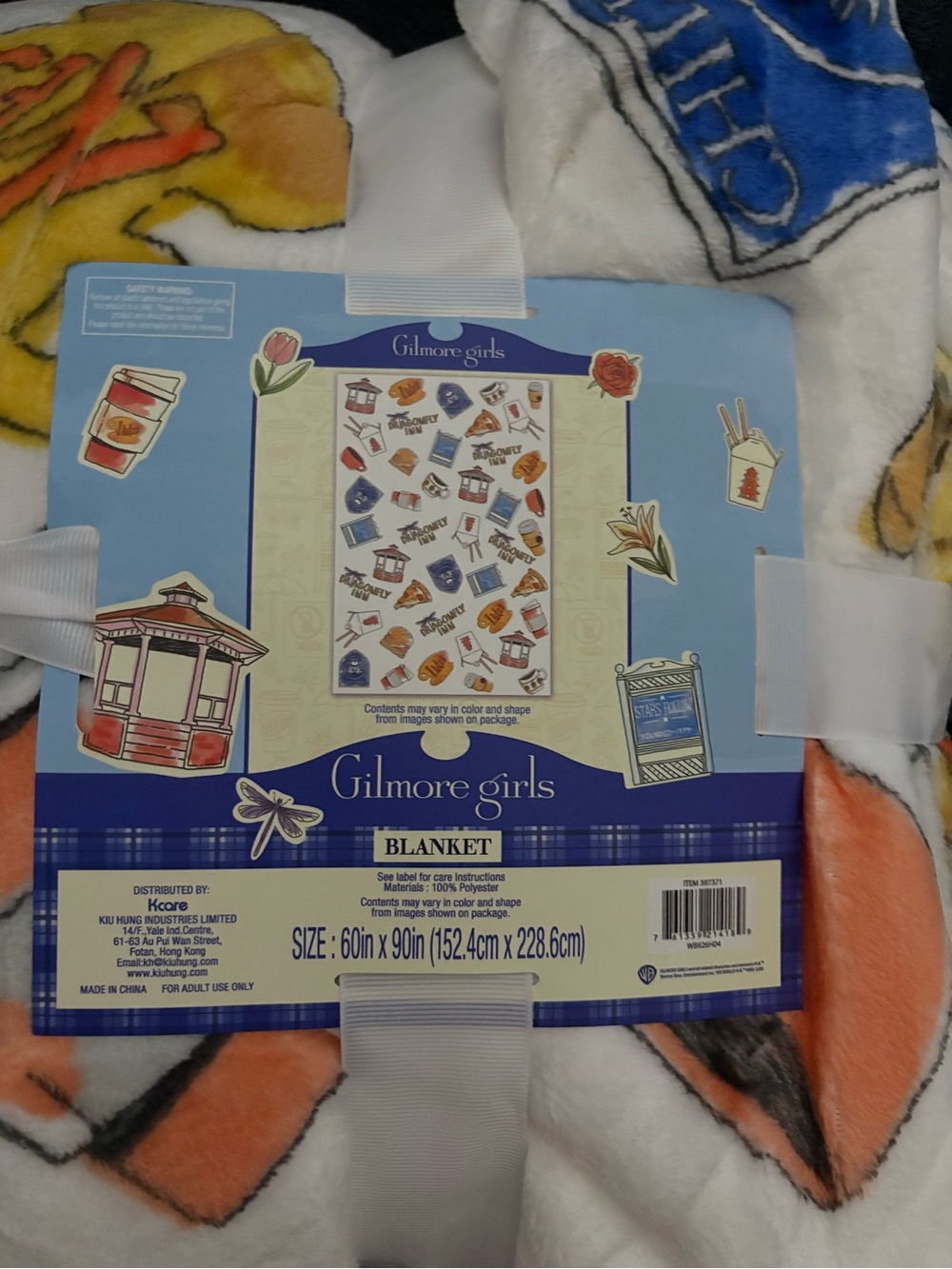 Plush Throw Blanket - Multicolor Cozy Design